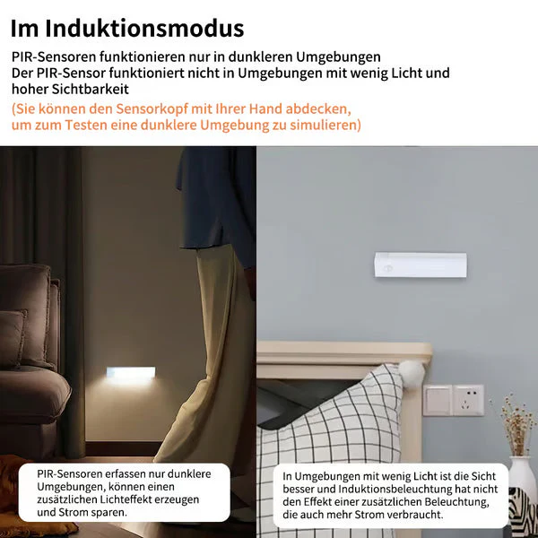 💎Bohrfreie intelligente Sensor magnetische aufladbare LED-Leuchte - Image 15