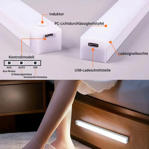 💎Bohrfreie intelligente Sensor magnetische aufladbare LED-Leuchte - Image 16