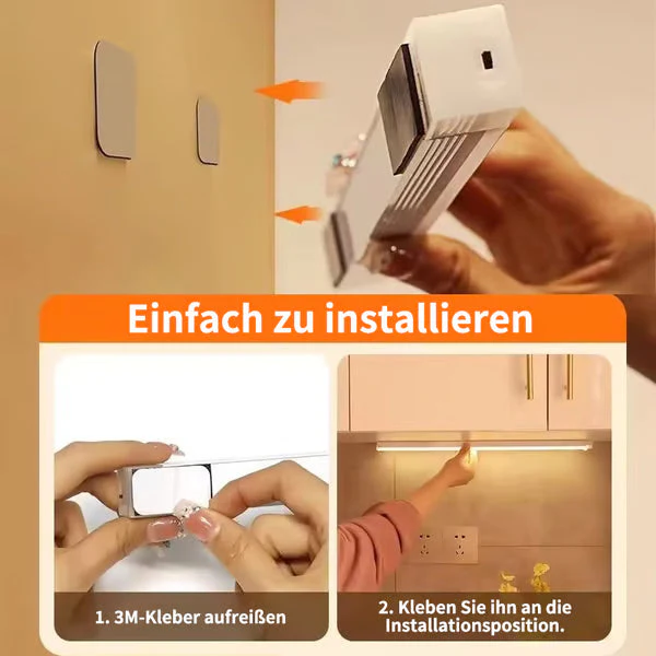 💎Bohrfreie intelligente Sensor magnetische aufladbare LED-Leuchte - Image 8