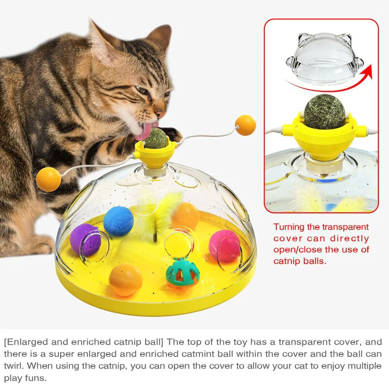 Windmill Interactive Multifunctional Catnip Toy - Image 5