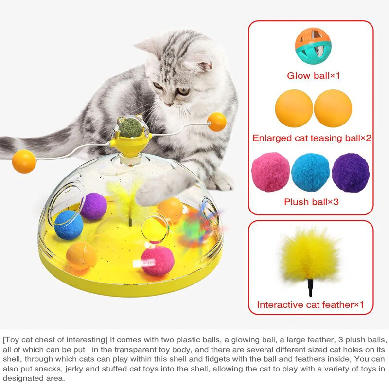 Windmill Interactive Multifunctional Catnip Toy - Image 6