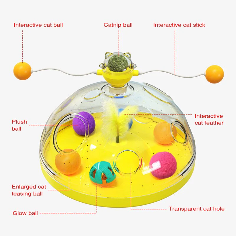 Windmill Interactive Multifunctional Catnip Toy - Image 8