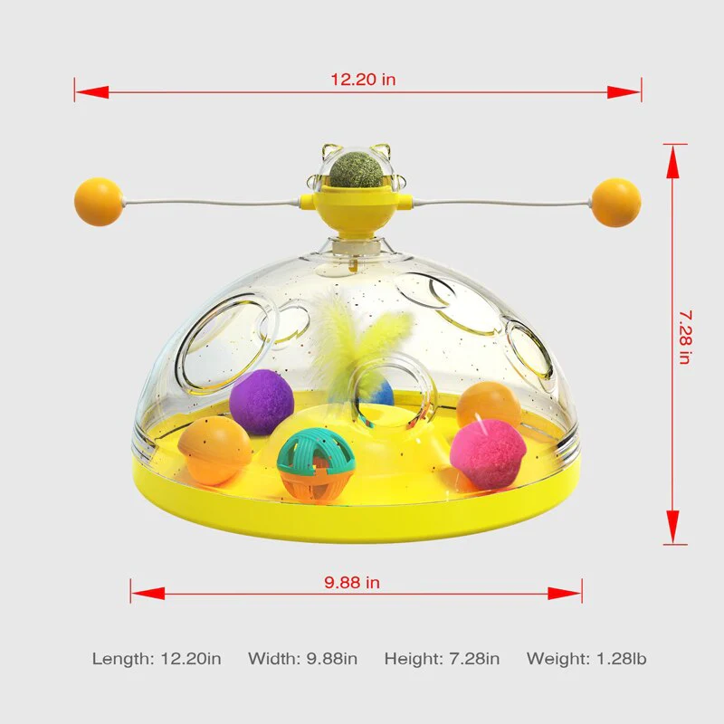 Windmill Interactive Multifunctional Catnip Toy - Image 9