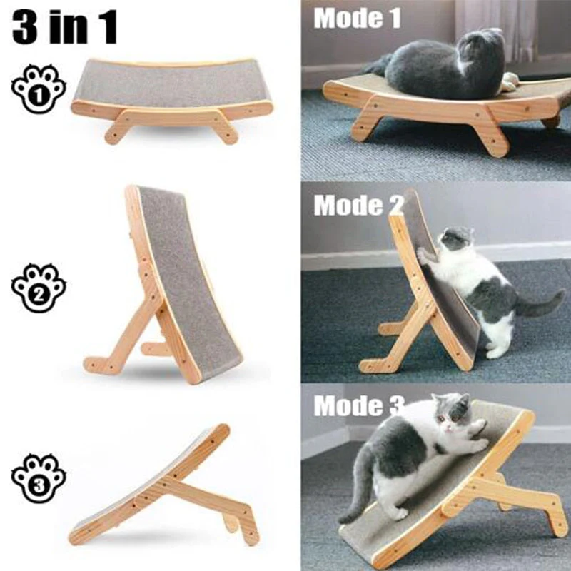 Wooden Cat Scratch Bed - Image 6