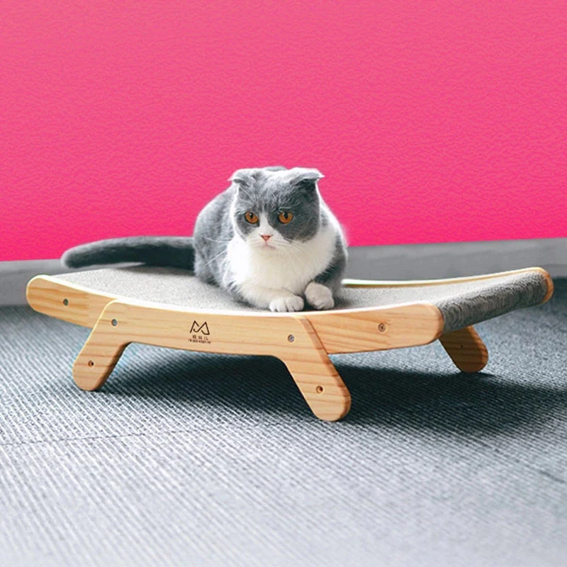 Wooden Cat Scratch Bed - Image 7