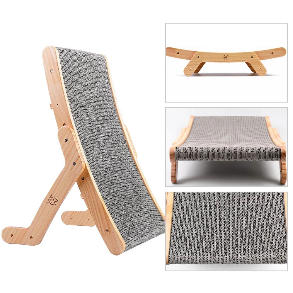 Wooden Cat Scratch Bed - Image 8
