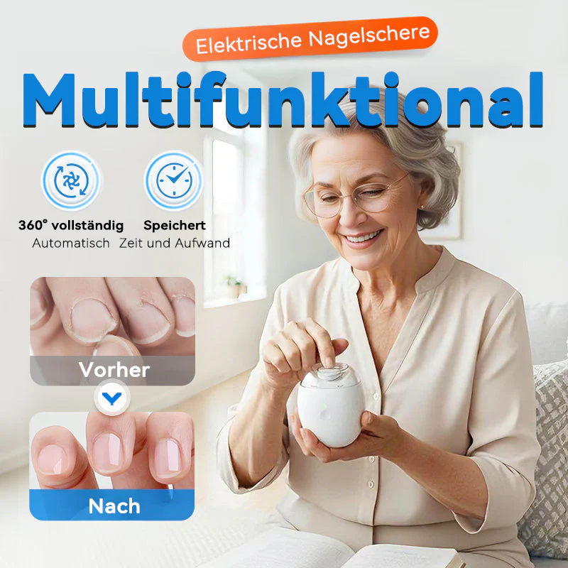 🎉 Neujahrs‑Special: 50 % Rabatt 🏆 Multifunktionaler automatischer Nageltrimmer – 6 Geschwindigkeitsstufen, sicher und sanft für die einfache Nagelpflege 💅