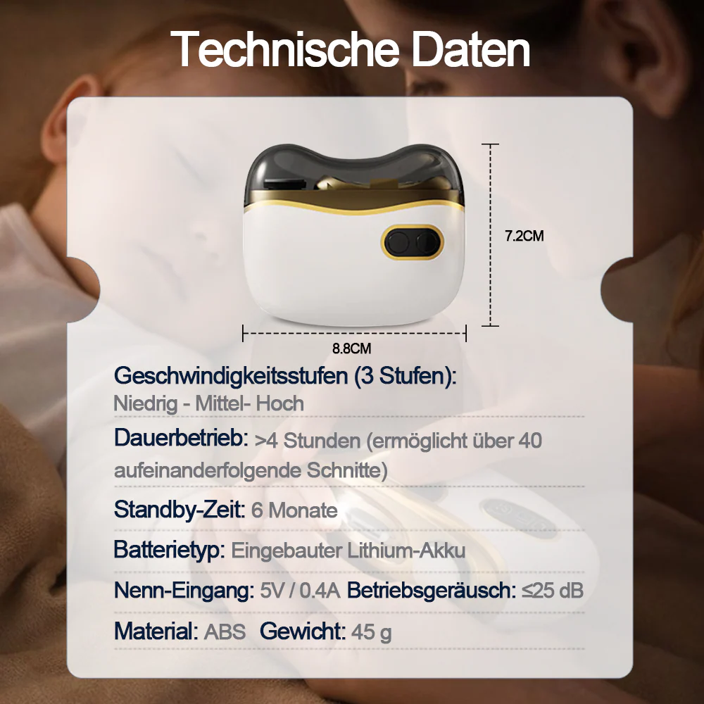 💥LETZTER TAG VERKAUF 50% RABATT💥 2-in-1 Elektrischer Nagelknipser & Polierer 🏆 Universelle automatische Nagelfeile für Erwachsene und Kinder👶 - Image 9