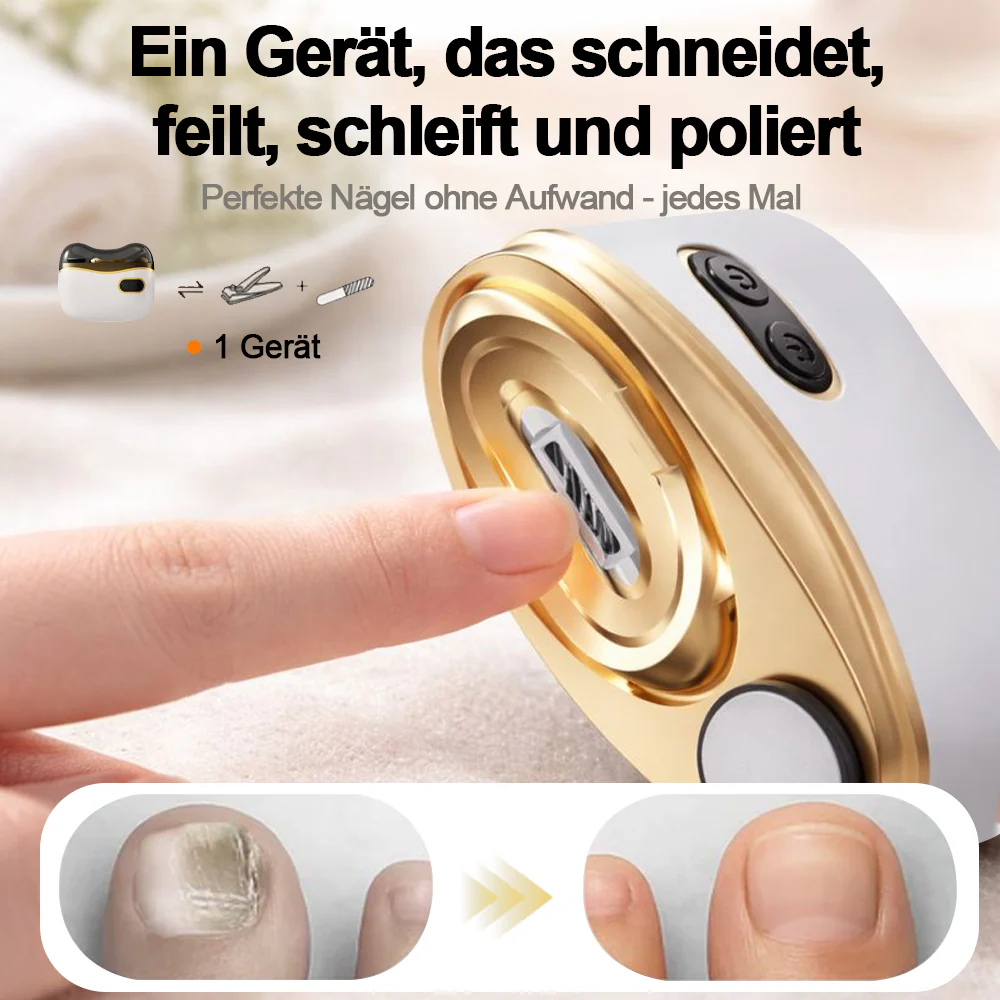 💥LETZTER TAG VERKAUF 50% RABATT💥 2-in-1 Elektrischer Nagelknipser & Polierer 🏆 Universelle automatische Nagelfeile für Erwachsene und Kinder👶 - Image 3