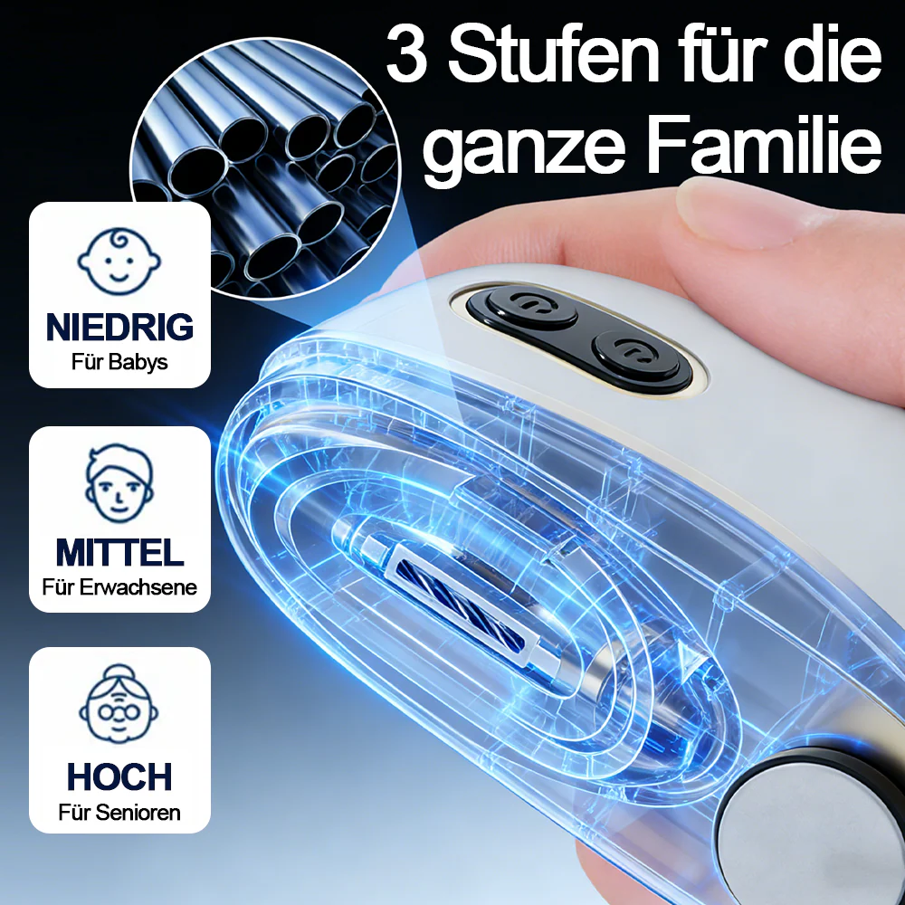 💥LETZTER TAG VERKAUF 50% RABATT💥 2-in-1 Elektrischer Nagelknipser & Polierer 🏆 Universelle automatische Nagelfeile für Erwachsene und Kinder👶 - Image 4