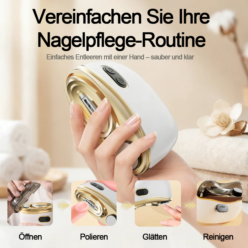 💥LETZTER TAG VERKAUF 50% RABATT💥 2-in-1 Elektrischer Nagelknipser & Polierer 🏆 Universelle automatische Nagelfeile für Erwachsene und Kinder👶 - Image 6